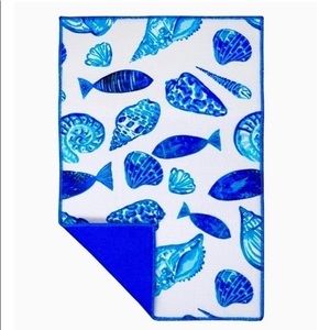 🐚 (3/$20)- NAUTICAL DISH DRYING TOWEL 🐚